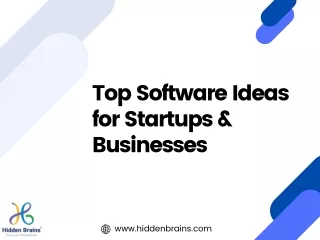 Top Software Ideas for Startups & Businesses