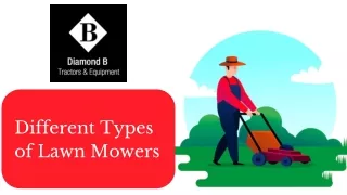 Different Types of Lawn Mowers