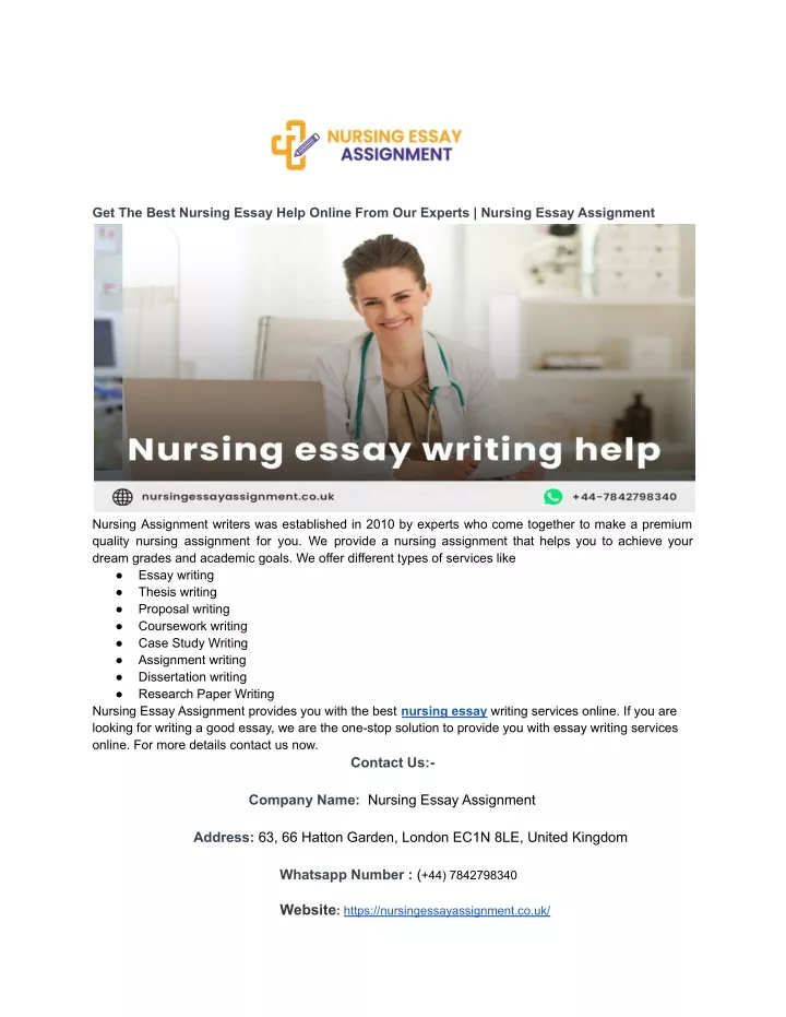 get nursing essay