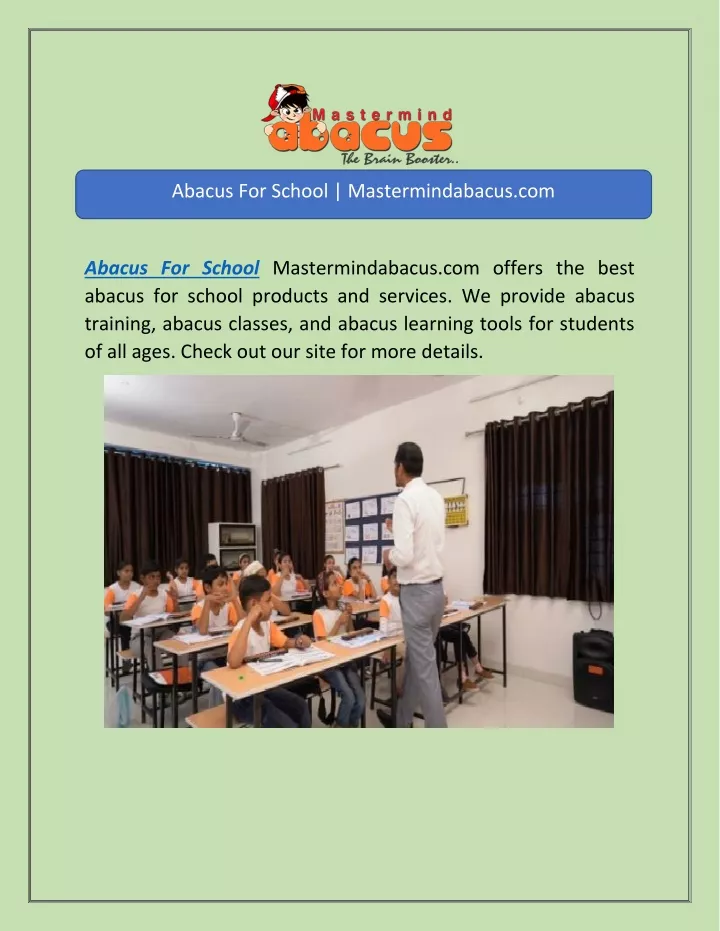 abacus for school mastermindabacus com