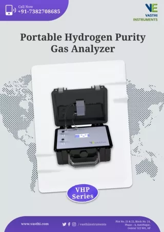 Portable Hydrogen Purity Analyzer