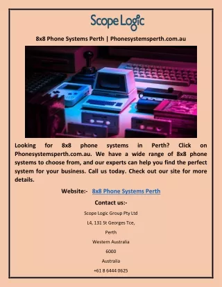 8x8 Phone Systems Perth | Phonesystemsperth.com.au