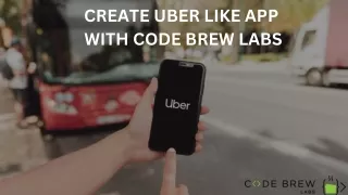 Build Uber App With Code Brew Labs