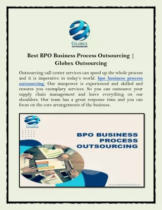 Best BPO Business Process Outsourcing