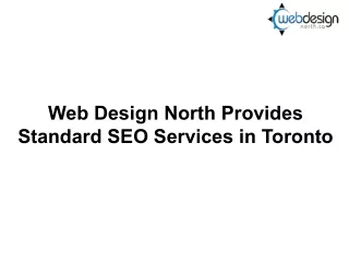web design north provides standard seo services