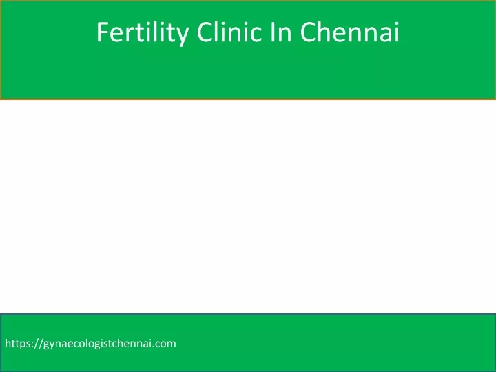 fertility clinic in chennai