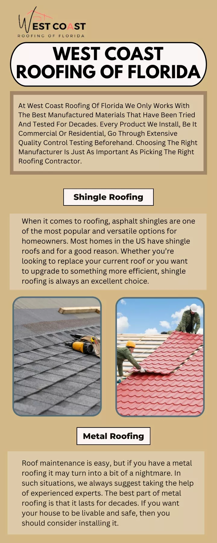 west coast roofing of florida