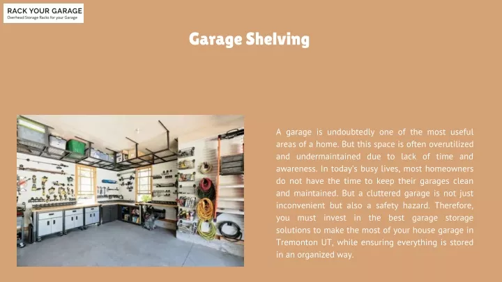 garage shelving