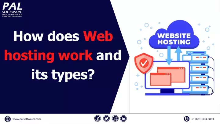 how does web hosting work and its types