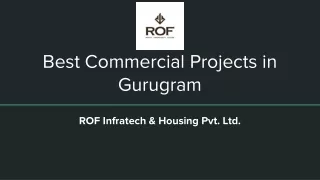 Best Commercial Projects in Gurugram