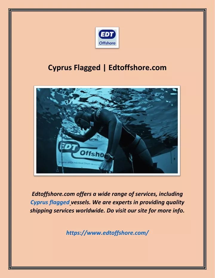 cyprus flagged edtoffshore com