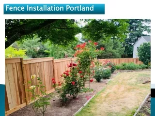 Fence Installation Portland