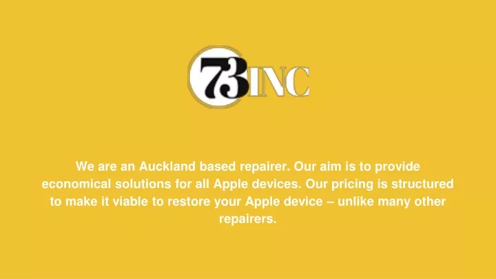 we are an auckland based repairer