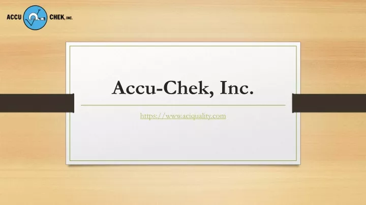 accu chek inc