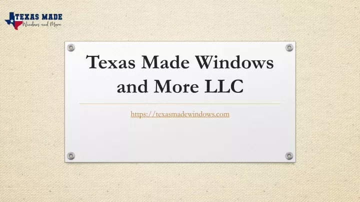 texas made windows and more llc
