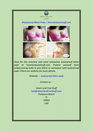 waterproof bikini pads smartandcoolstuff com