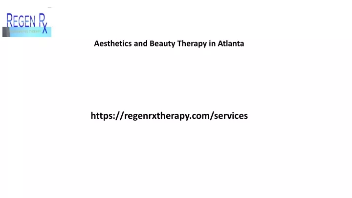 aesthetics and beauty therapy in atlanta