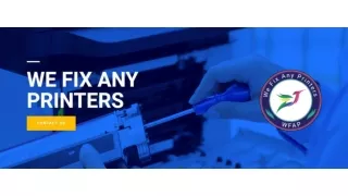 We Fix Any Printers All Services