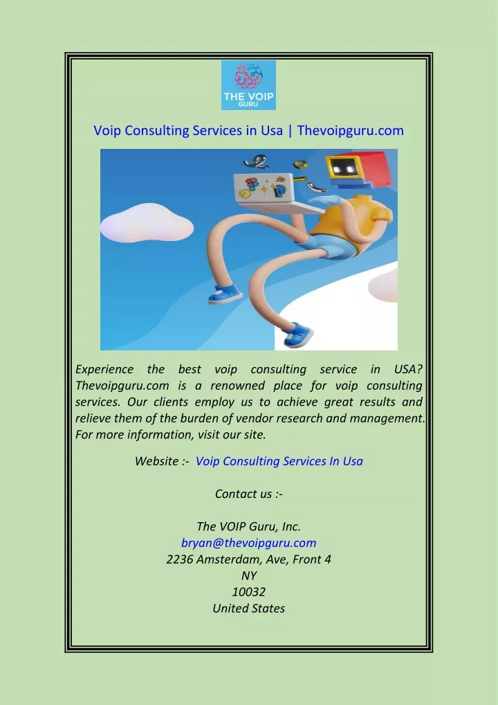 voip consulting services in usa thevoipguru com