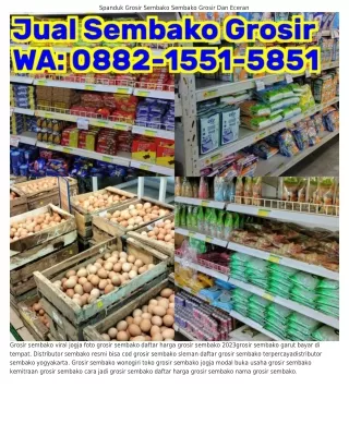 ౦88ᒿ•l55l•585l (WA) Juragan Grosir Sembako Distributor Sembako Sleman