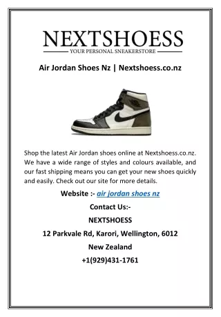 Air Jordan Shoes Nz | Nextshoess.co.nz