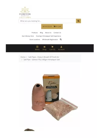 Buy Salmon Salt Pipe Online Australia | Buy Salmon Plus 300gm Himalayan Salt Onl
