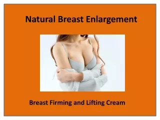 natural breast enlargement