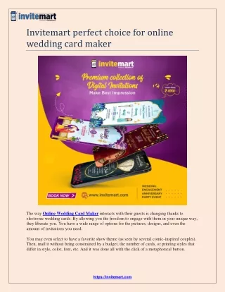Online Wedding Card Maker