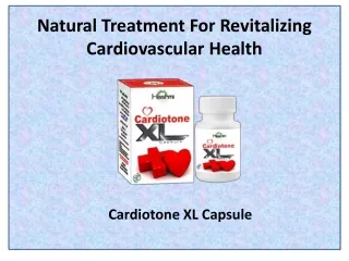 natural treatment for revitalizing cardiovascular health