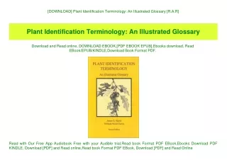 [DOWNLOAD] Plant Identification Terminology An Illustrated Glossary [R.A.R]
