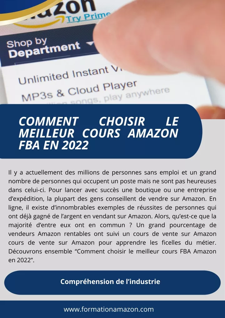 comment meilleur cours amazon fba en 2022