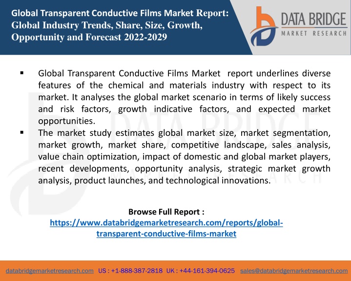 global transparent conductive films market report