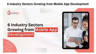 6 industry sectors growing from mobile app development