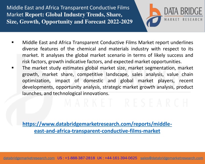 middle east and africa transparent conductive