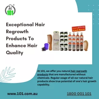 Exceptional Hair Regrowth Products To Enhance Hair Quality