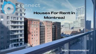 Houses For Rent in Montreal