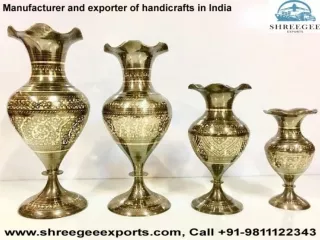 Manufacturer And Exporter Of handicrafts, candle holder, barware, planter, vases