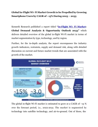 global in flight wi fi market growth