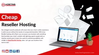 Cheap Reseller Hosting