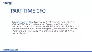 part time cfo part time cfo