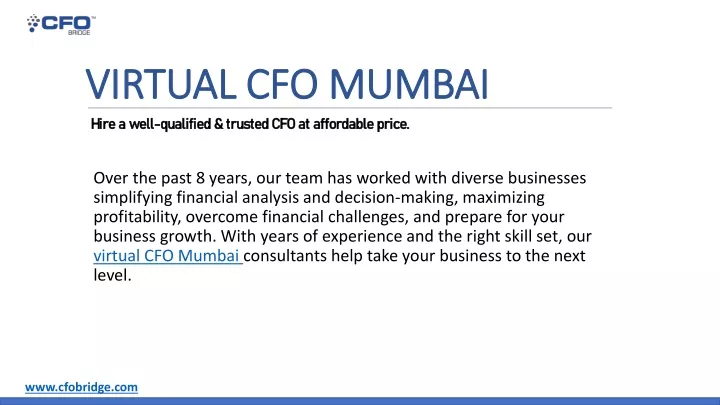 virtual cfo mumbai virtual cfo mumbai hire a well