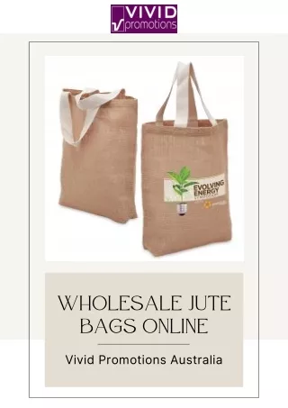 Get Wholesale Jute Bags Online At Best Price