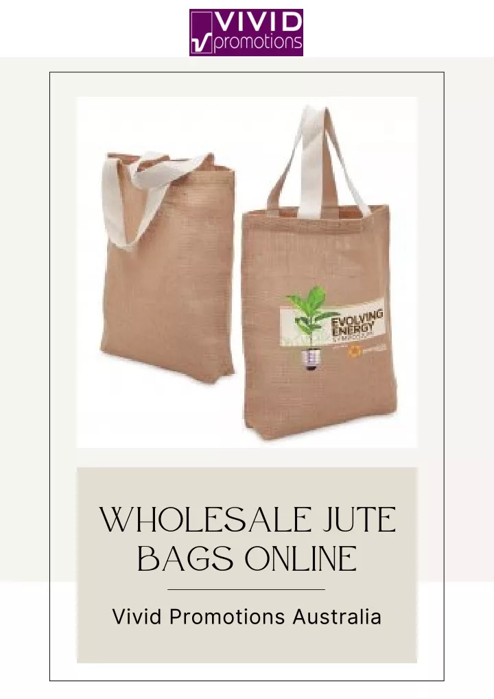 wholesale jute bags online