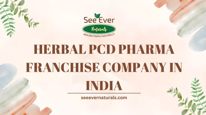 herbal pcd pharma franchise company in india