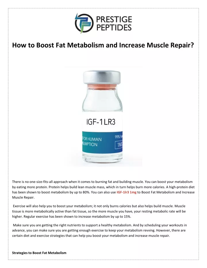 how to boost fat metabolism and increase muscle