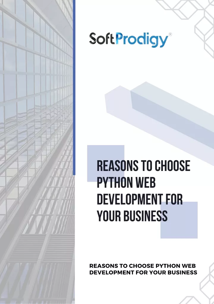 reasons to choose python web development for your