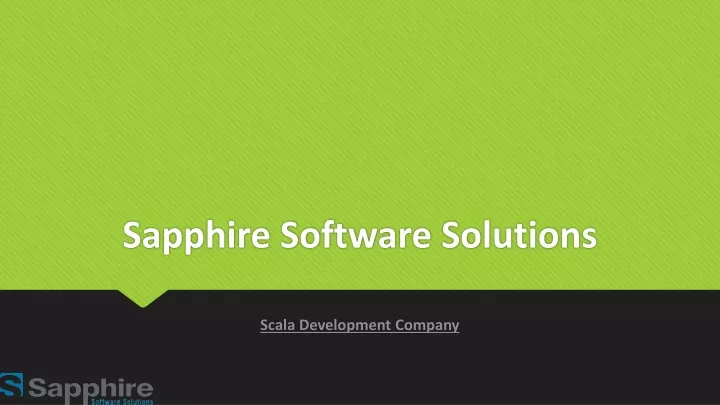 sapphire software solutions