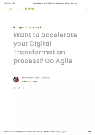 Want to accelerate your Digital Transformation process_ Go Agile - Smart Data_