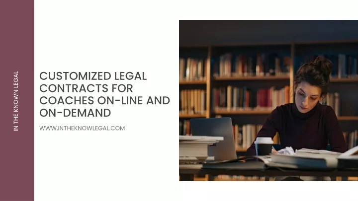 customized legal contracts for coaches on line