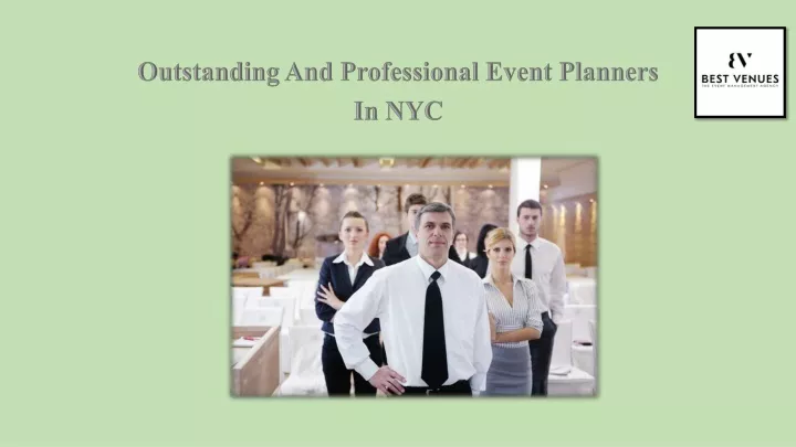 outstanding and professional event planners in nyc